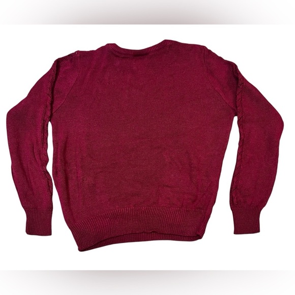 Vintage “It's Pure Gould” Brand Women’s Red knit Sweater USA - Picture 2 of 4